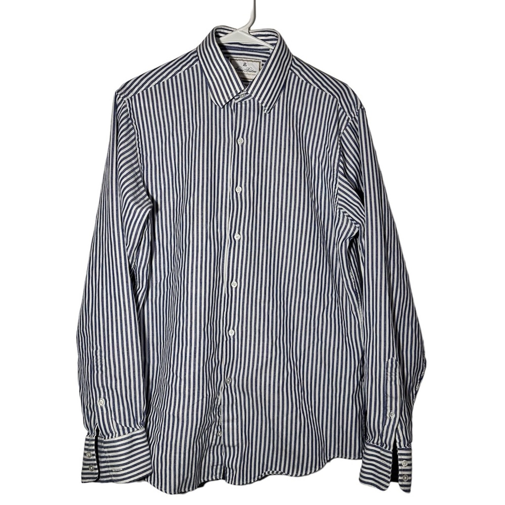 Brooks Brothers Luxury Collection Thomas Mason Regent Fit Shirt 16/36 Large
